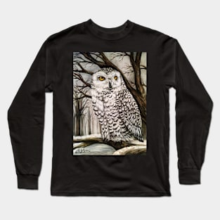 Snowy Owl Long Sleeve T-Shirt